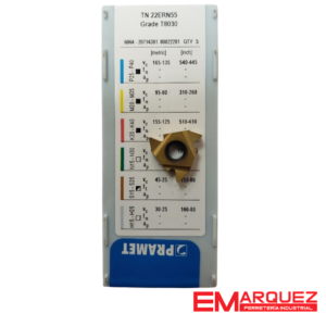 PLACA PERFIL PARCIAL 60° TN 16NRAG60