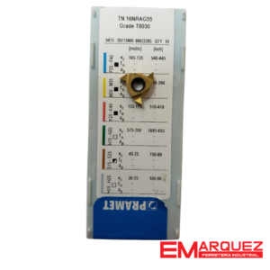 PLACA DE ROSCADO TN 16NRAG55