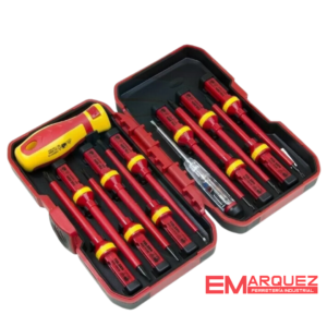 KIT DE ATORNILLADORES AISLADA TOLSEN 13 PIEZAS 38016