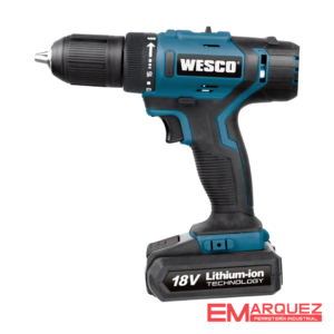 ATORNILLADOR 13MM 35NM+1X1 5AH INALAMBRICO 18V WESCO WS2938