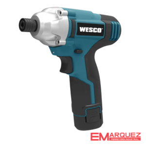 ATORNILLADOR DE IMPACTO INALAMBRICA 12V. 1/4" WESCO WS2530K2