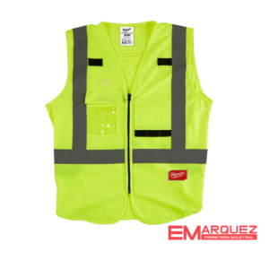 CHALECO SEGURIDAD ALTA VISIBILIDAD CLASE 2 - TALLA S/M - COLOR AMARILLO