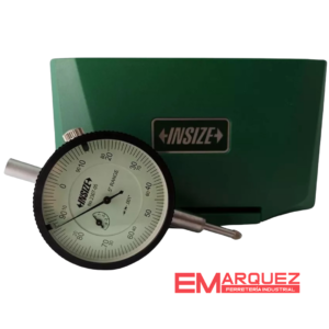 RELOJ COMPARADOR DE CARATULA INSIZE 10MM - 0.010MM