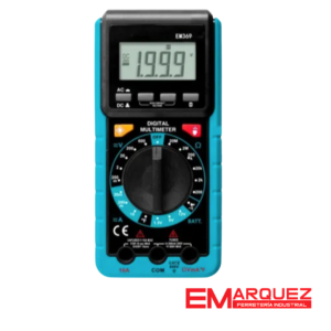 MULTIMETRO DIGITAL ALLOSUM EM369F