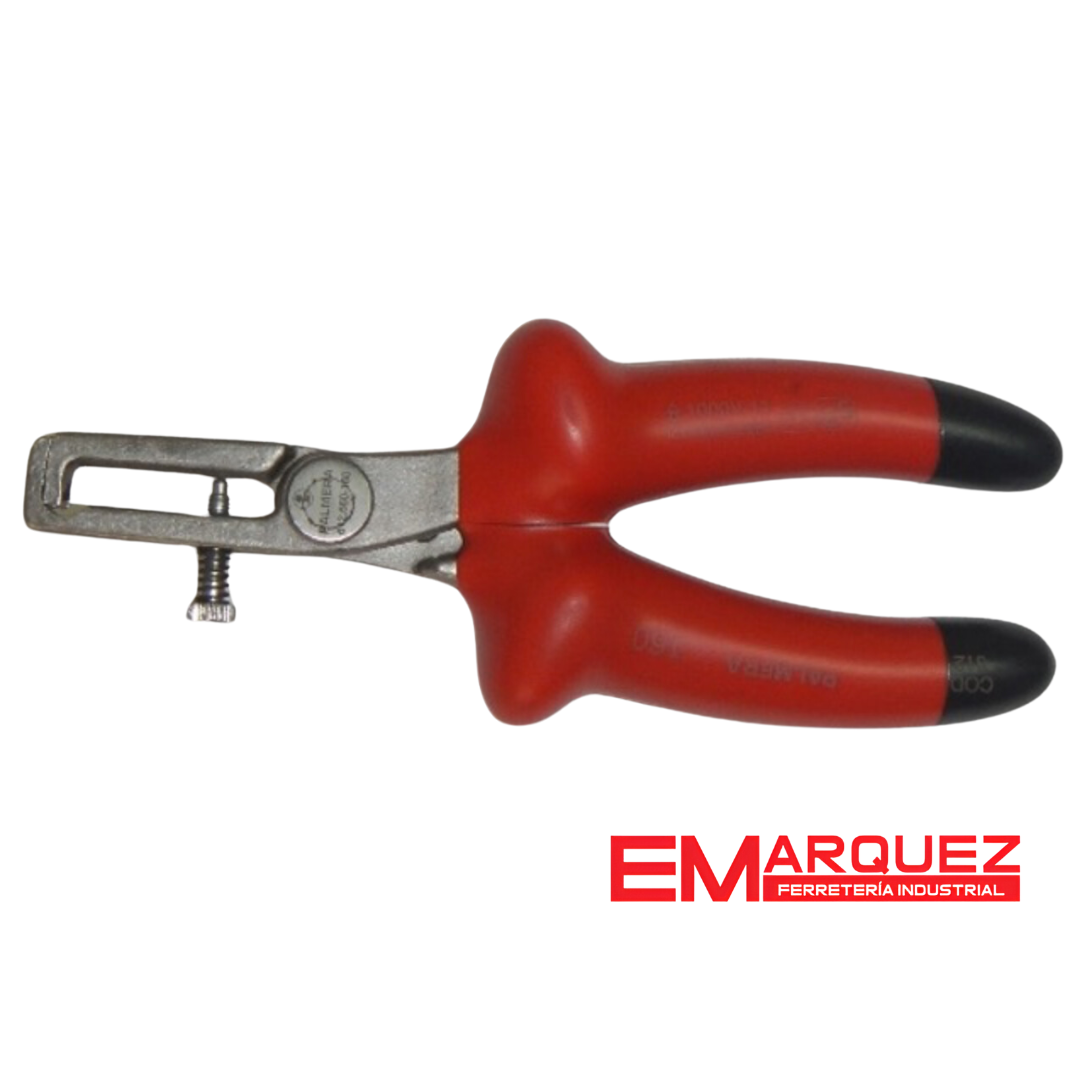 ALICATE PELA CABLE DE CAPACIDAD 5MM Y SECCION 10MM DIELECTRICA 1000 VOLT